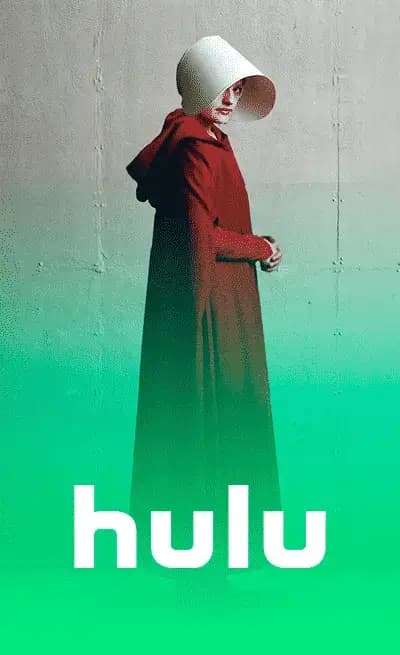 The Handmaid’s Tale streaming drama series poster on Hulu